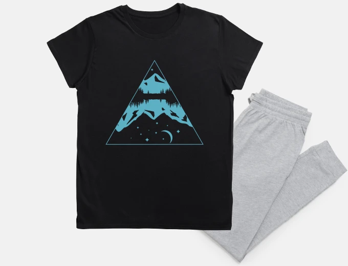 Pyjama Beautiful Mountain View