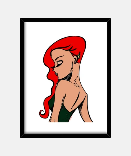 Framed beauty girl