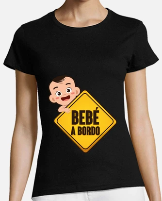 Camiseta bebe a bordo nino laTostadora