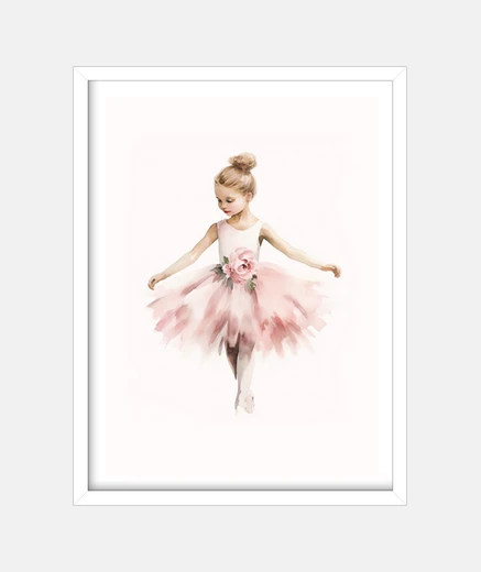 Cuadro Bebé Bailarina