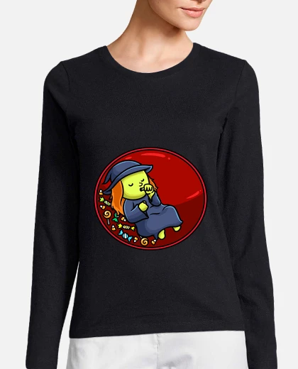 Camiseta bebé bruja embarazada halloween materni laTostadora