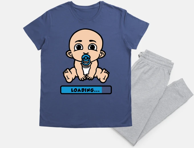 Pijama bebé cargando
