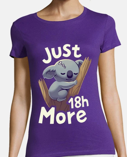 Playera Bebé Koala Durmiendo 18h Más