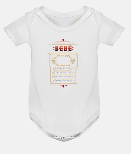 Ropa Bebé Legendario DIABLO PERSONALIZABLE