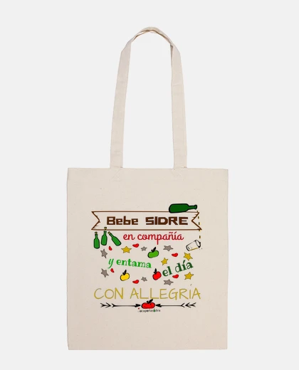 Bebe sidre en compa&ntilde;&iacute;a - bolsa