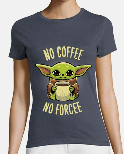 T-shirt bebè yoda coffee