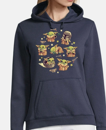 Felpa bebè yoda mandalorian carino bambino ka