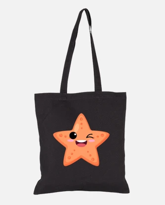 Bolsa bebé estrella de mar de dibujos... | laTostadora Bolsa bebé estrella de mar de dibujos... | laTostadora