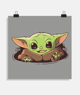 bébé yoda man dalorian forte gentilless