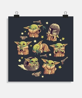 bébé yoda man dalorien enfant mignon ka