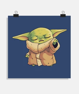 bébé yoda man maître jedi dalorien