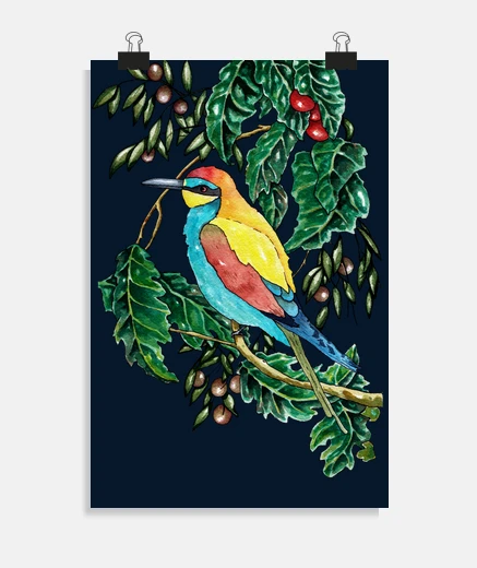 Poster bee eat uccello