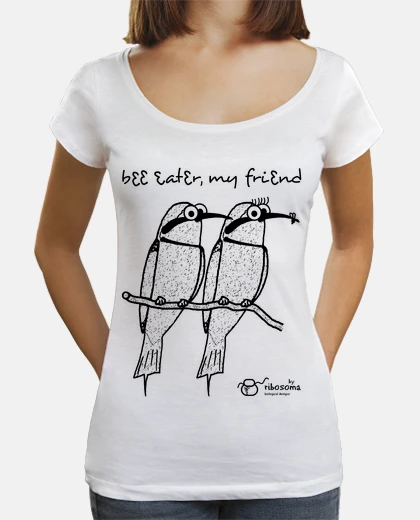 Camiseta Bee eater, my friend (fondos claros)