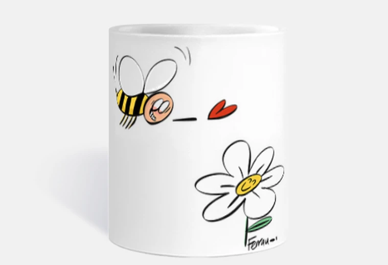 Cup bee mug
