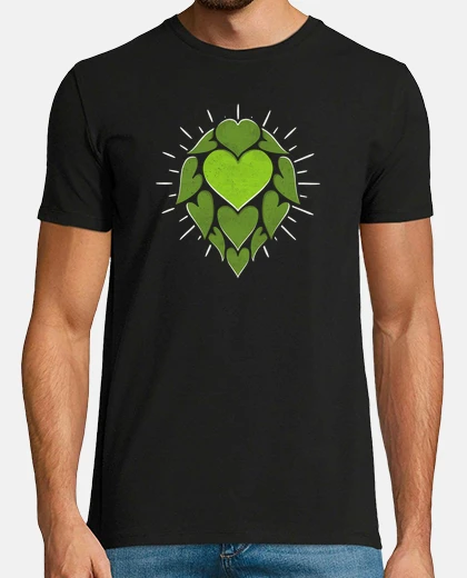 T-shirt bee r hop amoree hand d raw n de logo