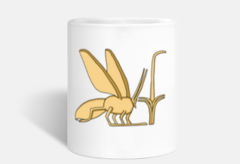 bee and rush mug