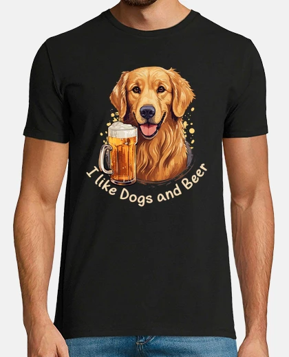T-shirt Beer and Dogs T Shirt Dog Lover Beer