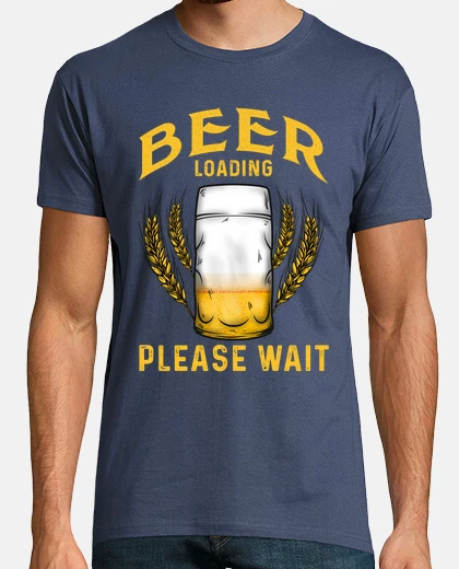 Camiseta Beer Loading Cargador Cervezas Regalo Humor Alcohol En Inglés