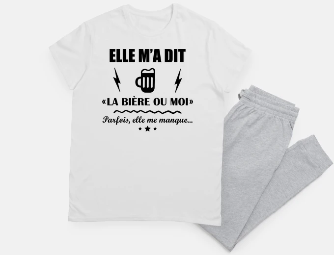 Pyjama beer or me alcohol aperitif humor