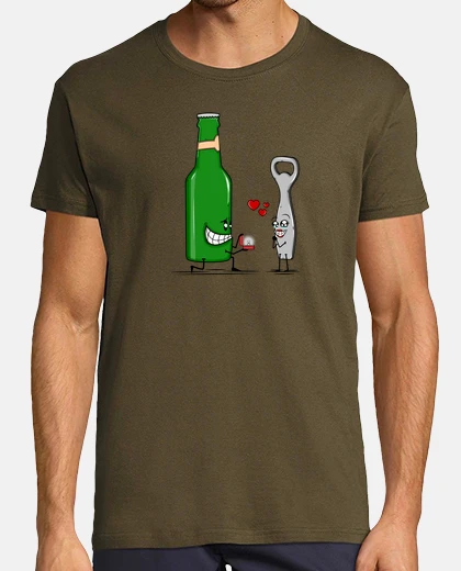 T-shirt beer romance
