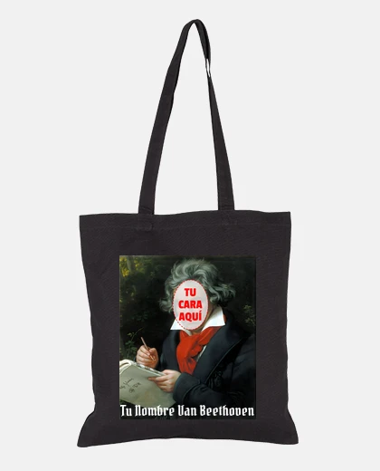 Bolsa Beethoven con tu cara