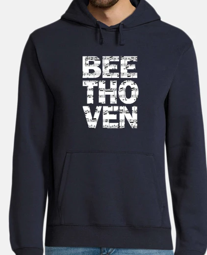 Beethoven Notes Black Hoodie