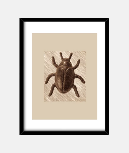 Framed beetle