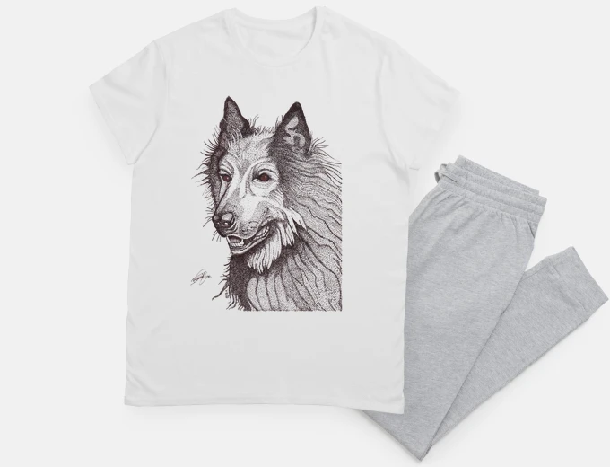 Pyjama belgian shepherd groenendael