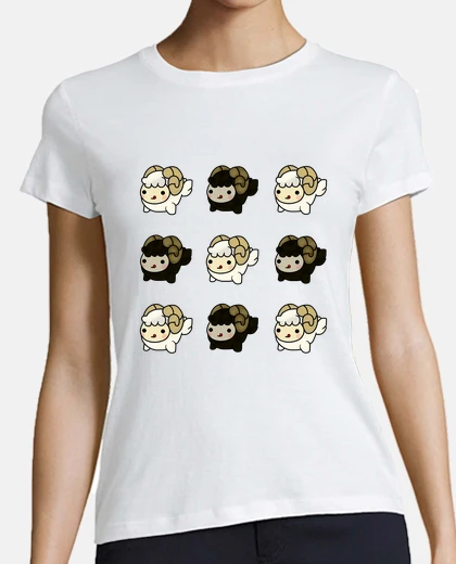 Tee-shirt béliers kawaii
