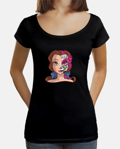 Tee-shirt bella catrina manches courtes encolure large