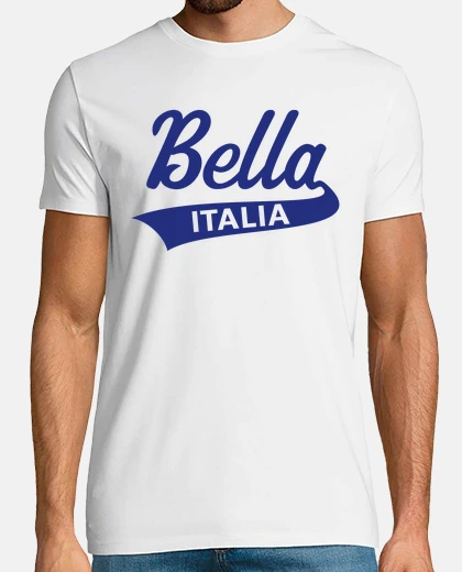 Tee-shirt bella italia - italien - italie - bleu