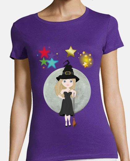 T-shirt bella strega con lui una pieno e lei s