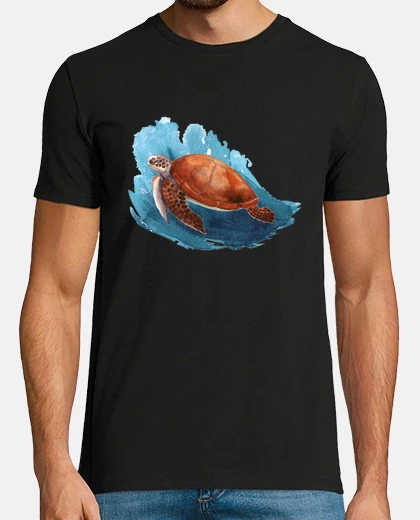 T-shirt bellezza della natura della tartaruga m