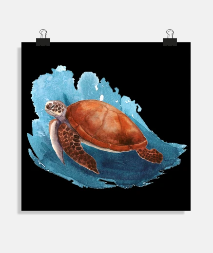 Poster bellezza della natura della tartaruga m