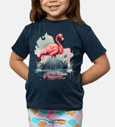 Abbigliamento bellissimo fenicottero rosa