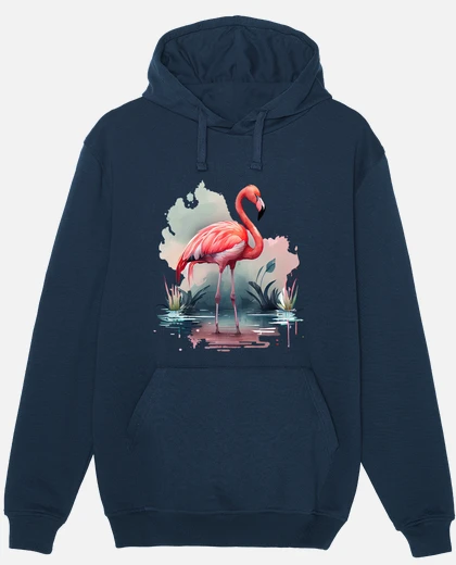 Felpa bellissimo fenicottero rosa tostadora