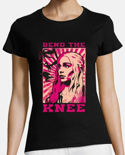 Playera Bend The Knee. Daenerys Targaryen. Juego de Tronos