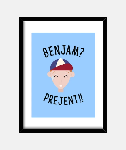 Cadre benjam pr&eacute;jent