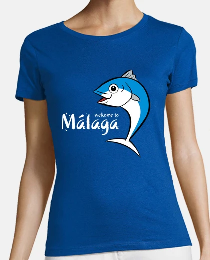 T-shirt benvenuti a malaga 3 (scuro)