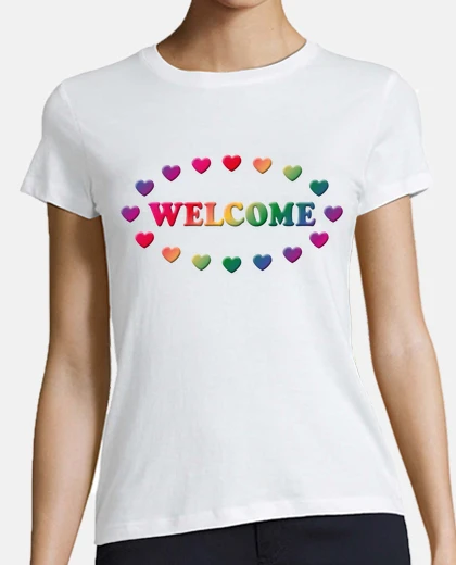 T-shirt benvenuto - cordialmente benvenuto