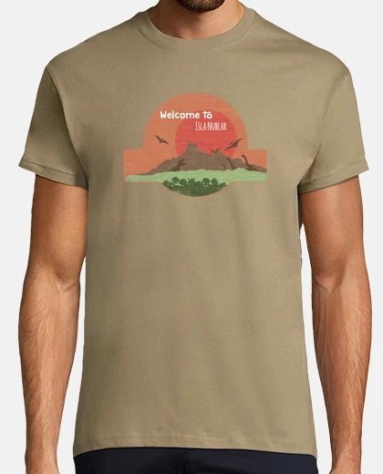 T-shirt benvenuto a isla nublar
