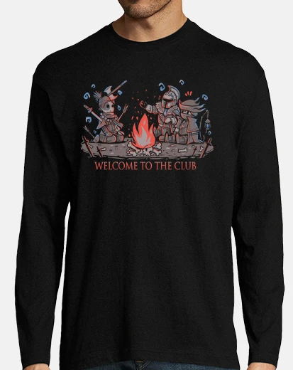 T-shirt benvenuto al club - uomo manica lunga