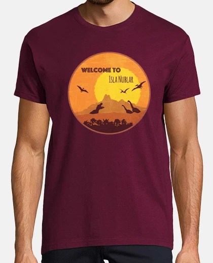T-shirt benvenuto in isla nublar
