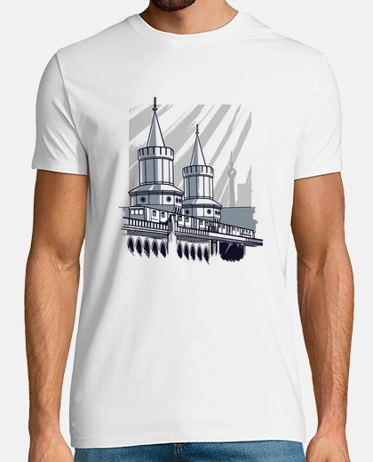 Camiseta berlín u bahn camiseta de recuerdo warschauer strae