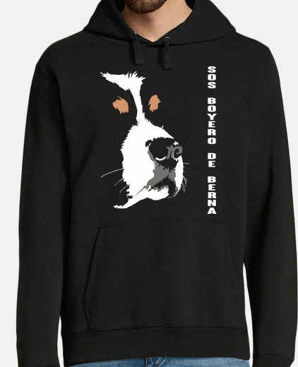 Hoodie Bernese mountain dog profile
