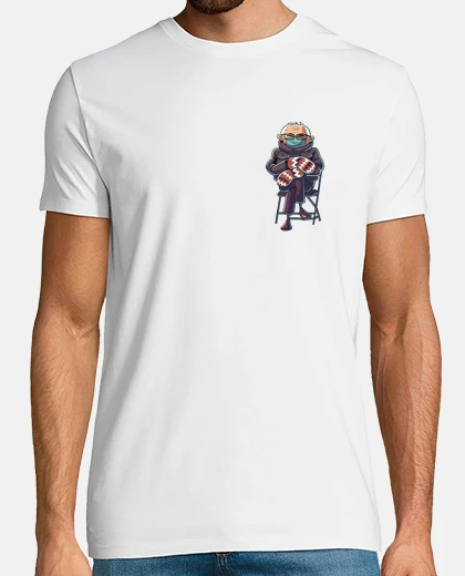 T-shirt bernie sanders mittens meme