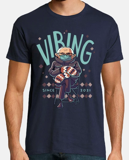 T-shirt bernie sanders mittens meme