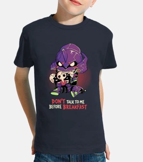 Ropa Berserk Breakfast Eva 01 Evangelion Camiseta Niños
