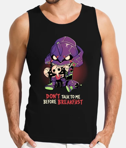 Camiseta Berserk Breakfast Eva 01 Evangelion Camiseta Tirantes Hombre