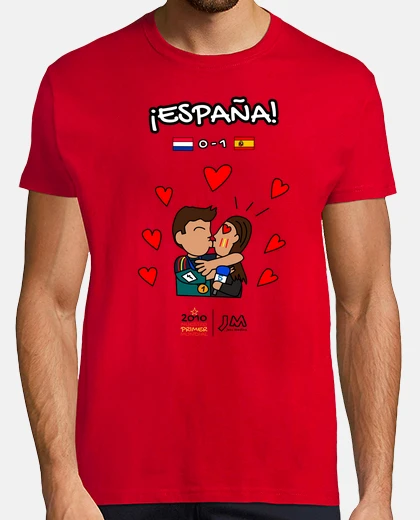 Camiseta Beso de Iker Casillas a Sara Carbonero - España 